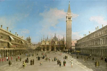 Piazza San Marco en direction de la Basilique Saint-Marc